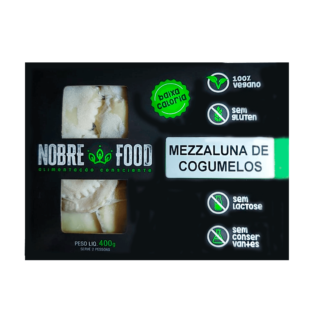Mezzaluna de Cogumelos 400g Nobre Food