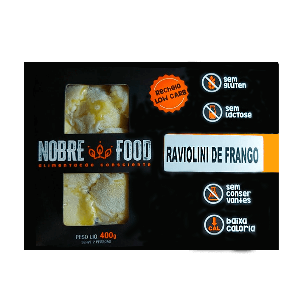 Raviolini de Frango 400g Nobre Food