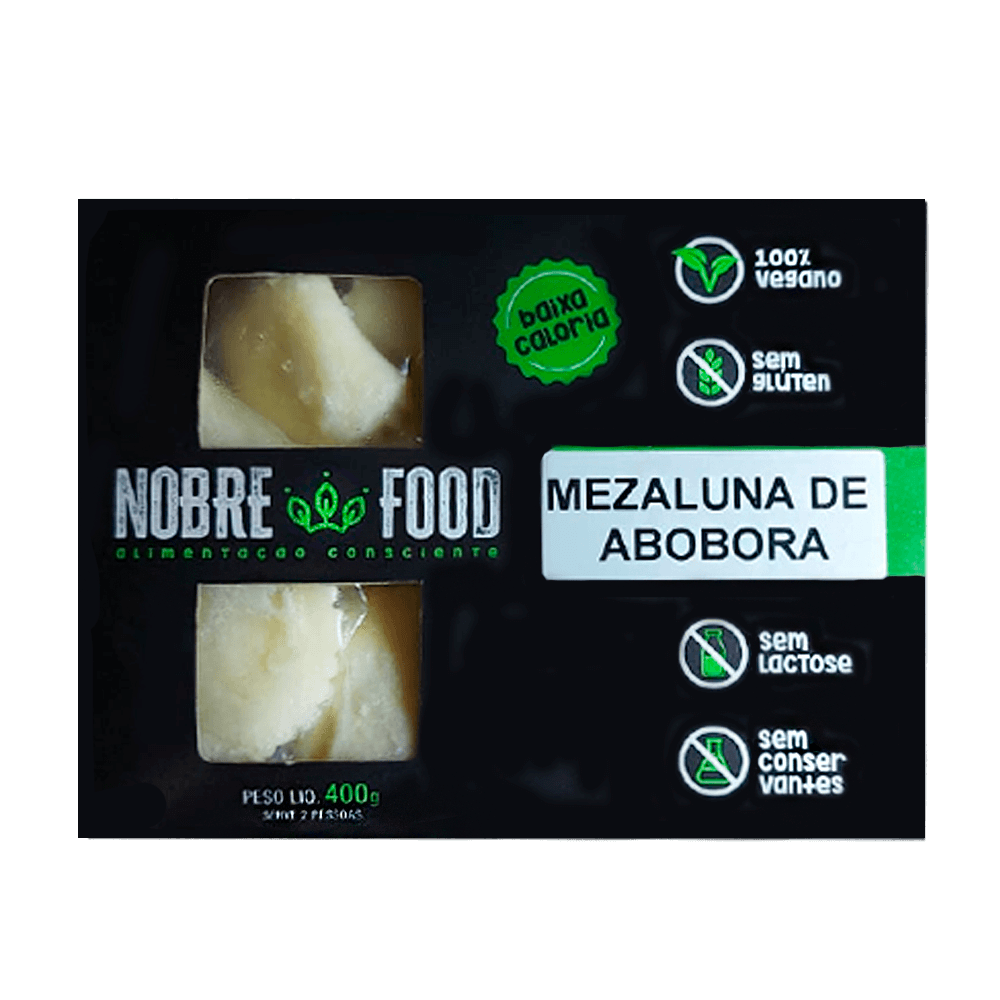 Mezzaluna de Abóbora 400g Nobre Food