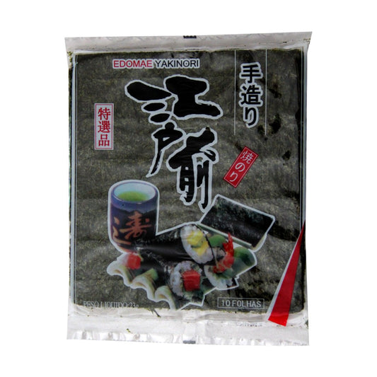 Alga Marinha Yakinori Edomae 10 Folhas 25g Seiwa