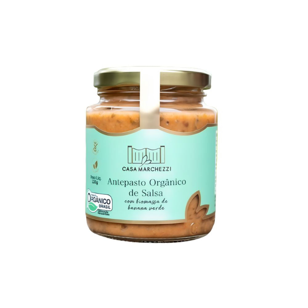 Antepasto Orgânico de Salsa com Biomassa de Banana Verde 220g Casa Marchezzi