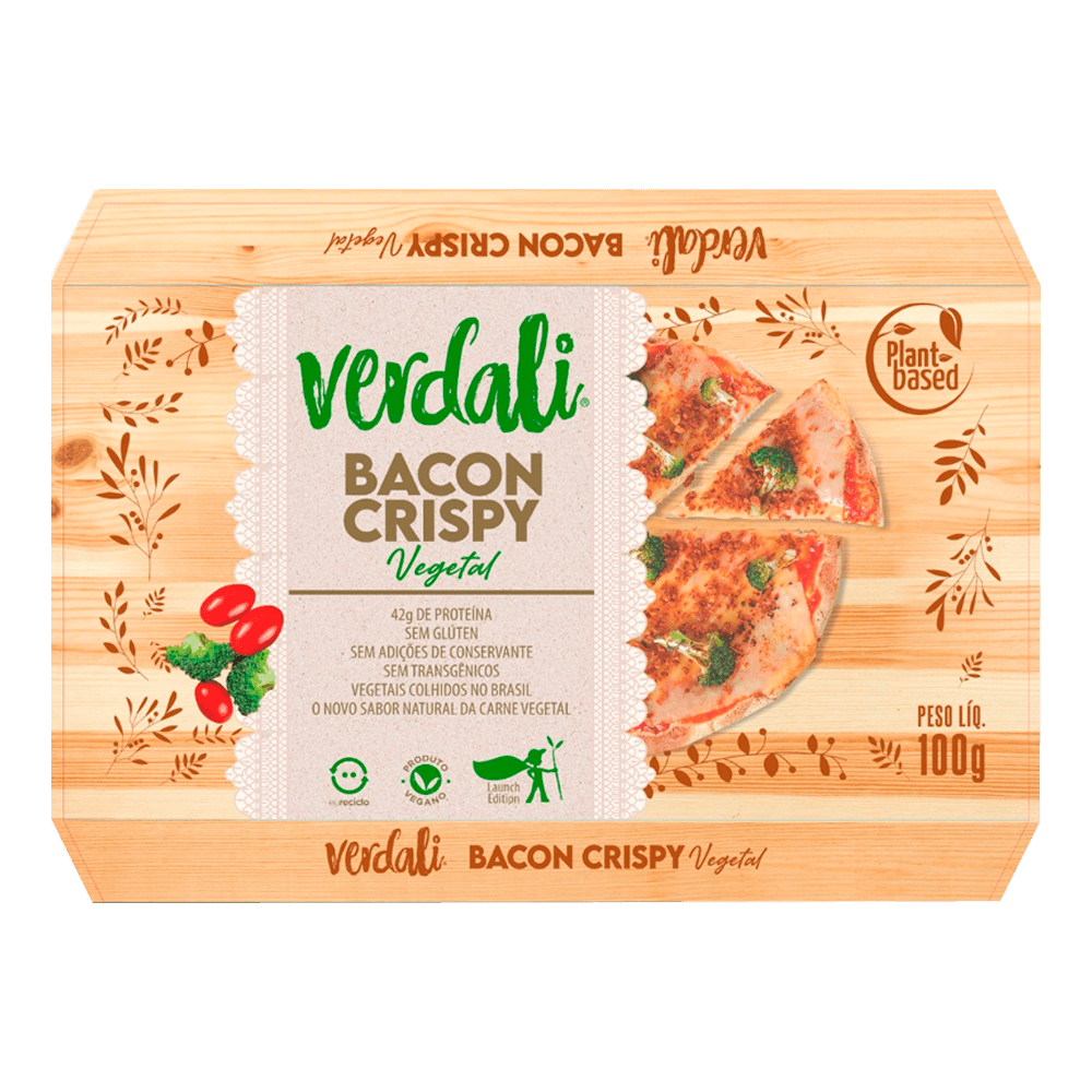 Bacon Crispy Vegetal 100g Verdali