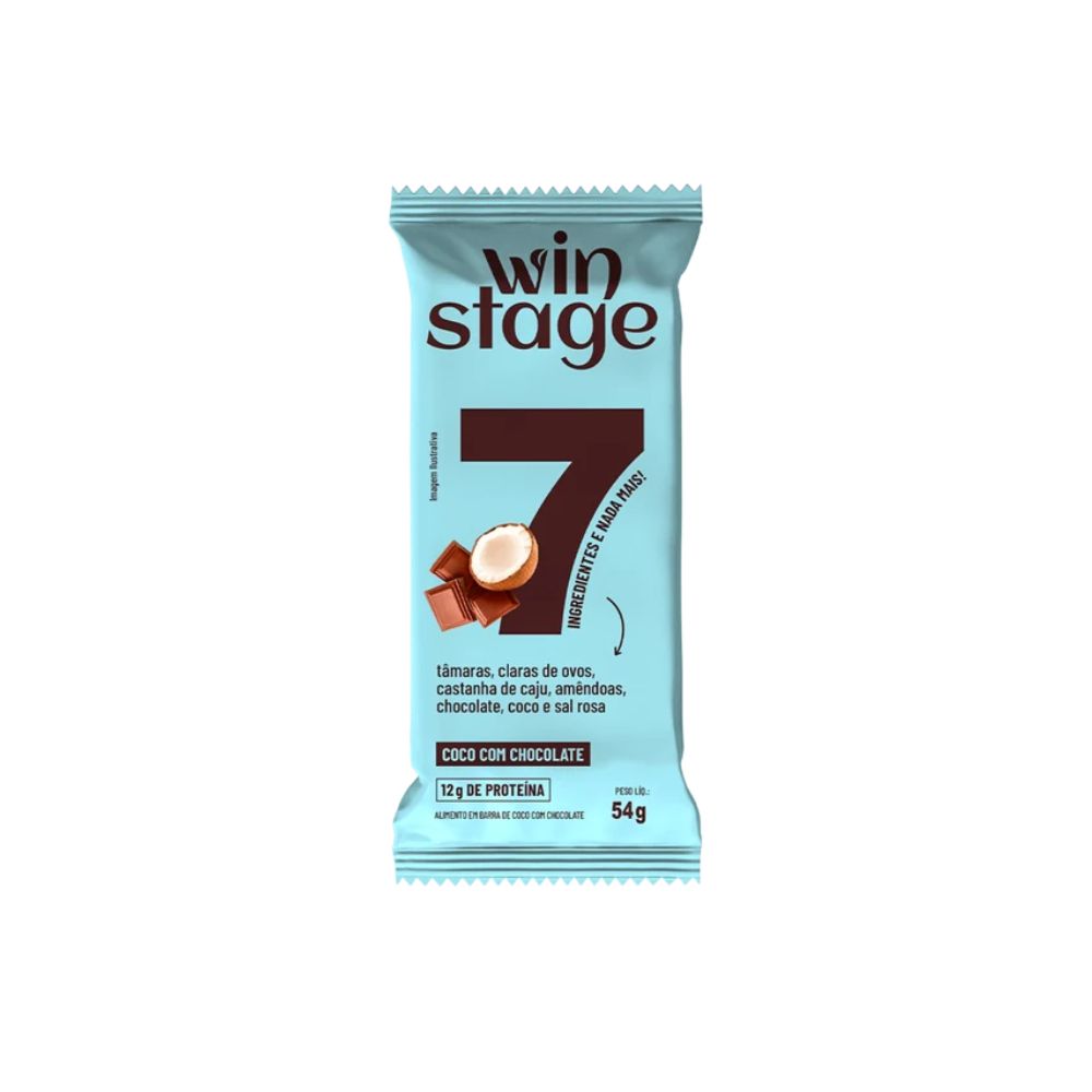 Barra de Proteína Coco com Chocolate 54g Winstage
