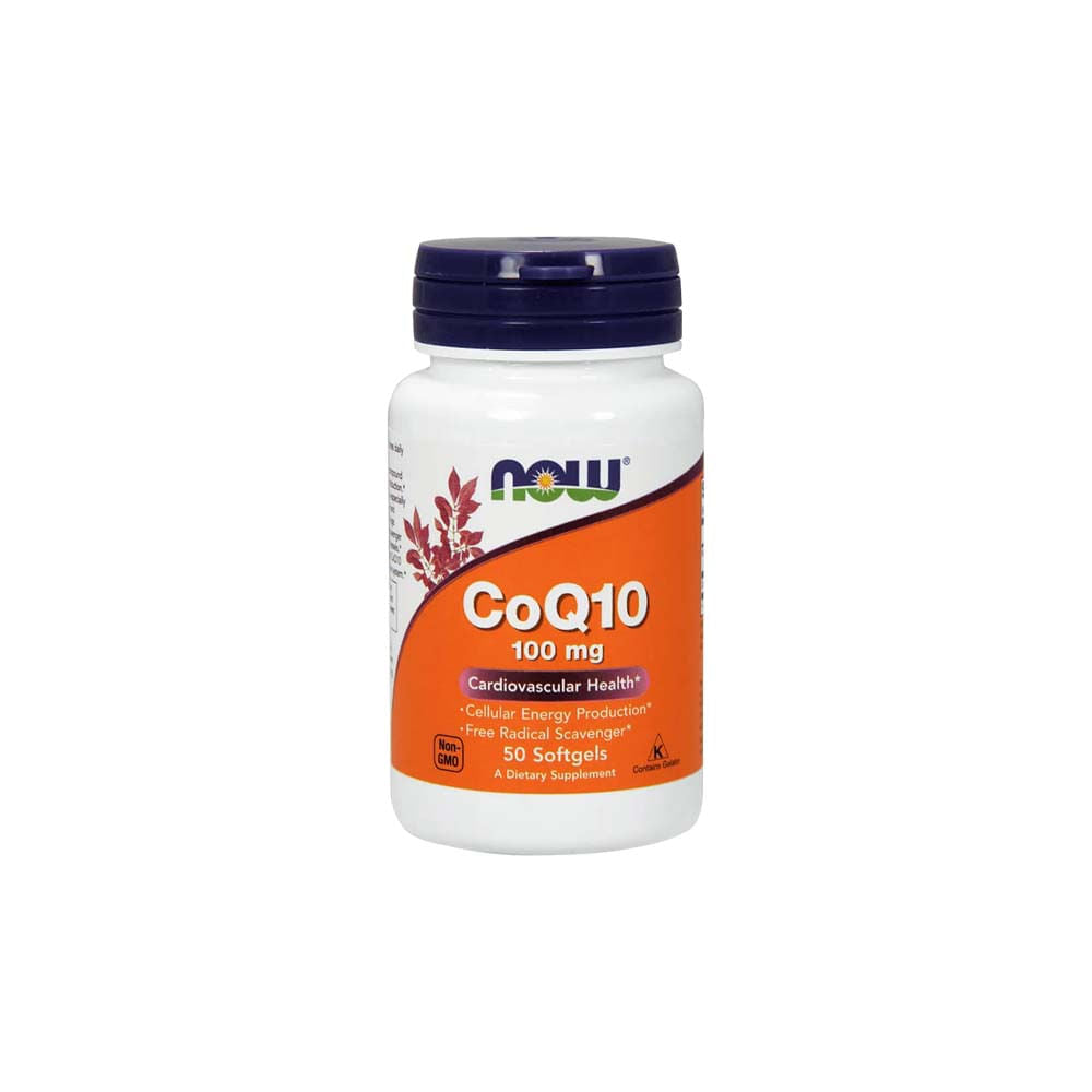COQ10 100mg 50 Cápsulas NOW