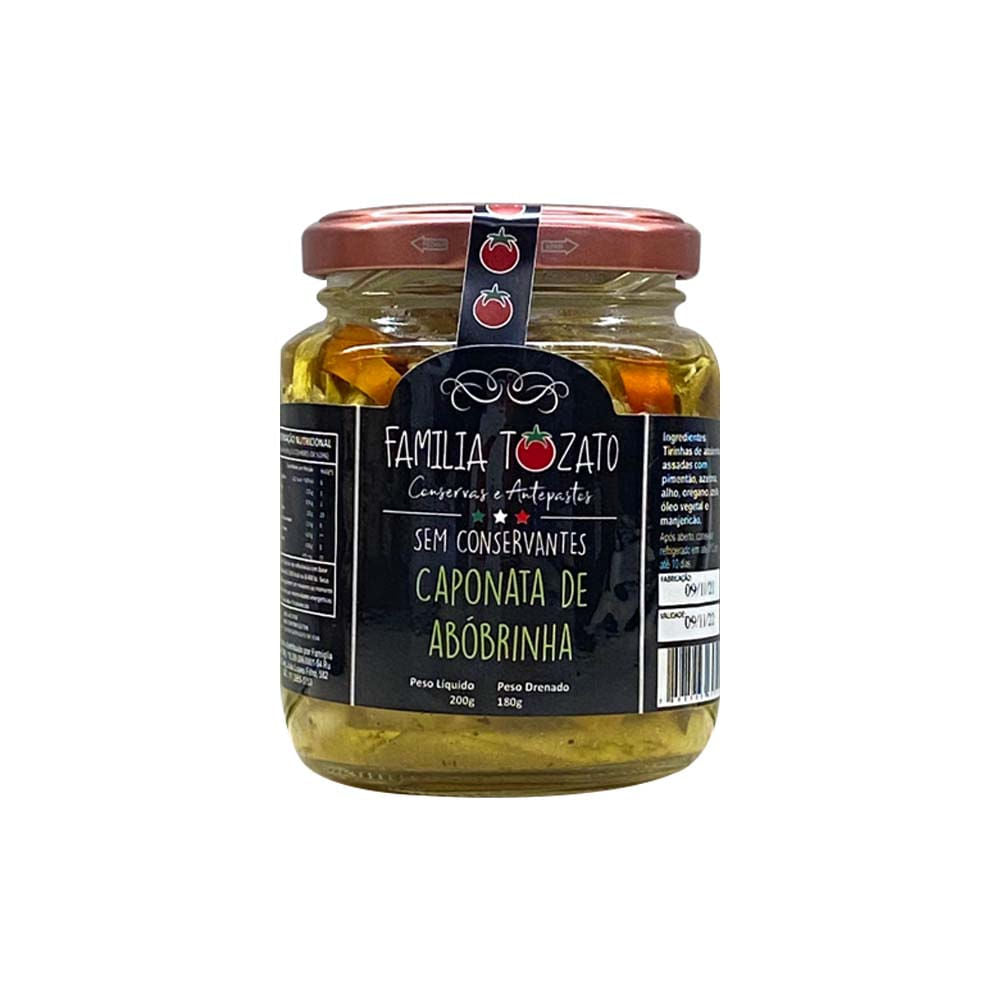 Caponata de Abóbrinha 180g Familia Tozato