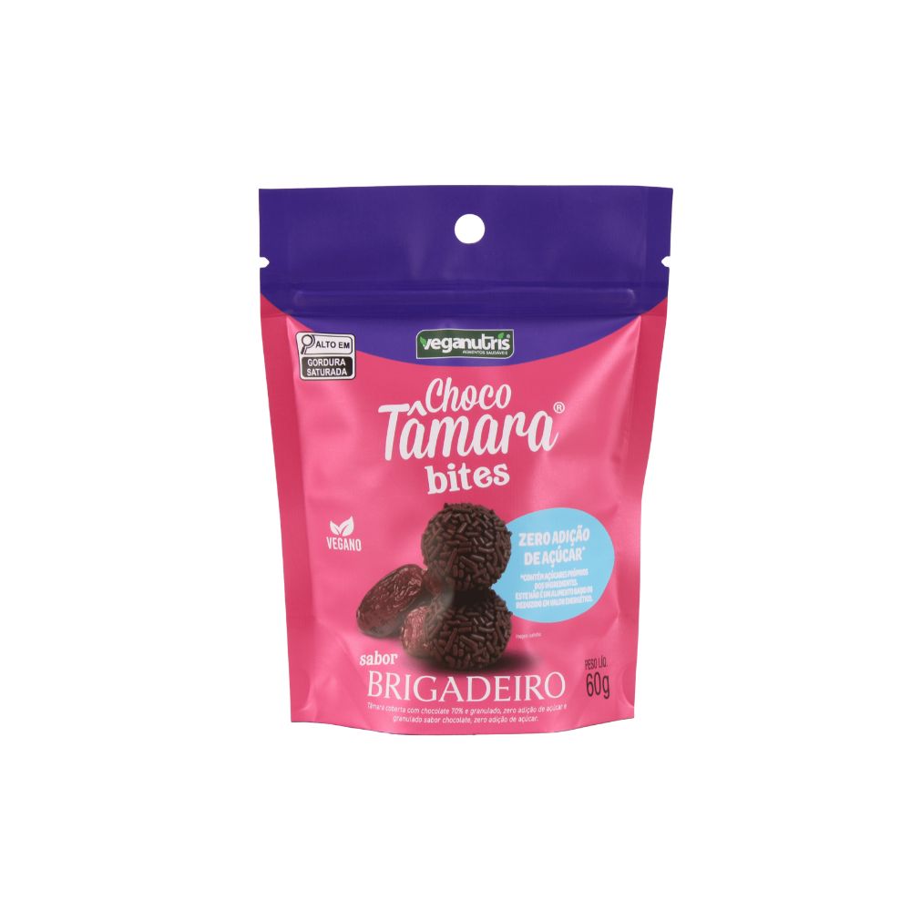 Chocotâmara Bites Brigadeiro 60g Veganutris