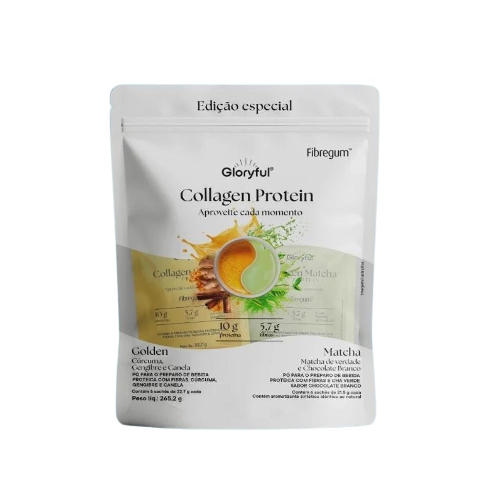 Collagen Protein Mix Golden + Matchá 6x22,7g Gloryful