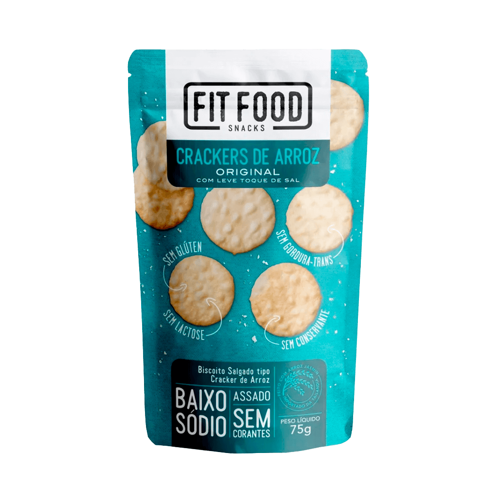 Crackers de Arroz Original 75g Fit Food