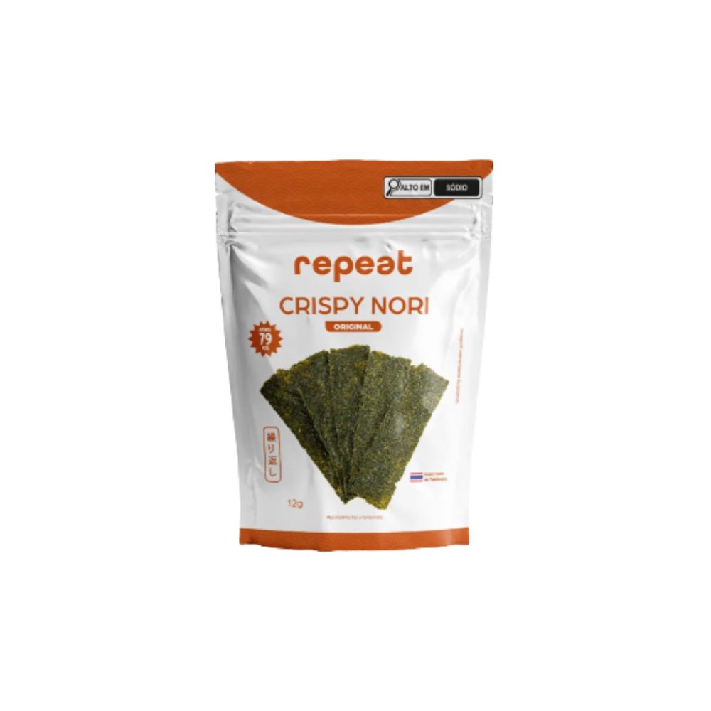 Alga Marinha Crispy Nori Original 12g Repeat