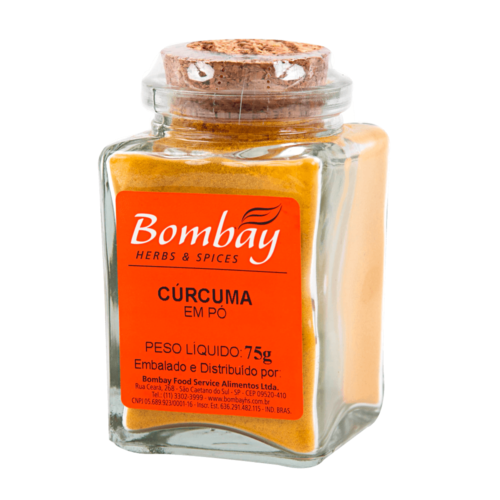 Cúrcuma em Pó 75g Bombay