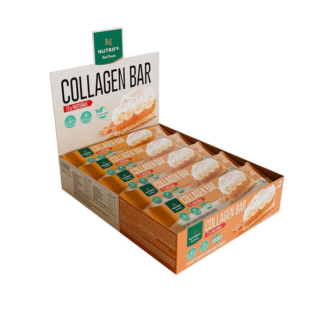 Barra Proteica Collagen Bar Banoffee 10x50g Nutrify