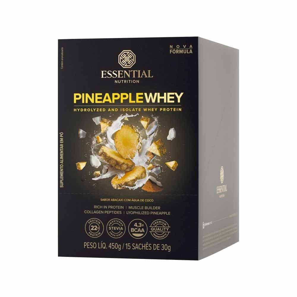 Pineapple Whey Caixa 15x30g Essential Nutrition