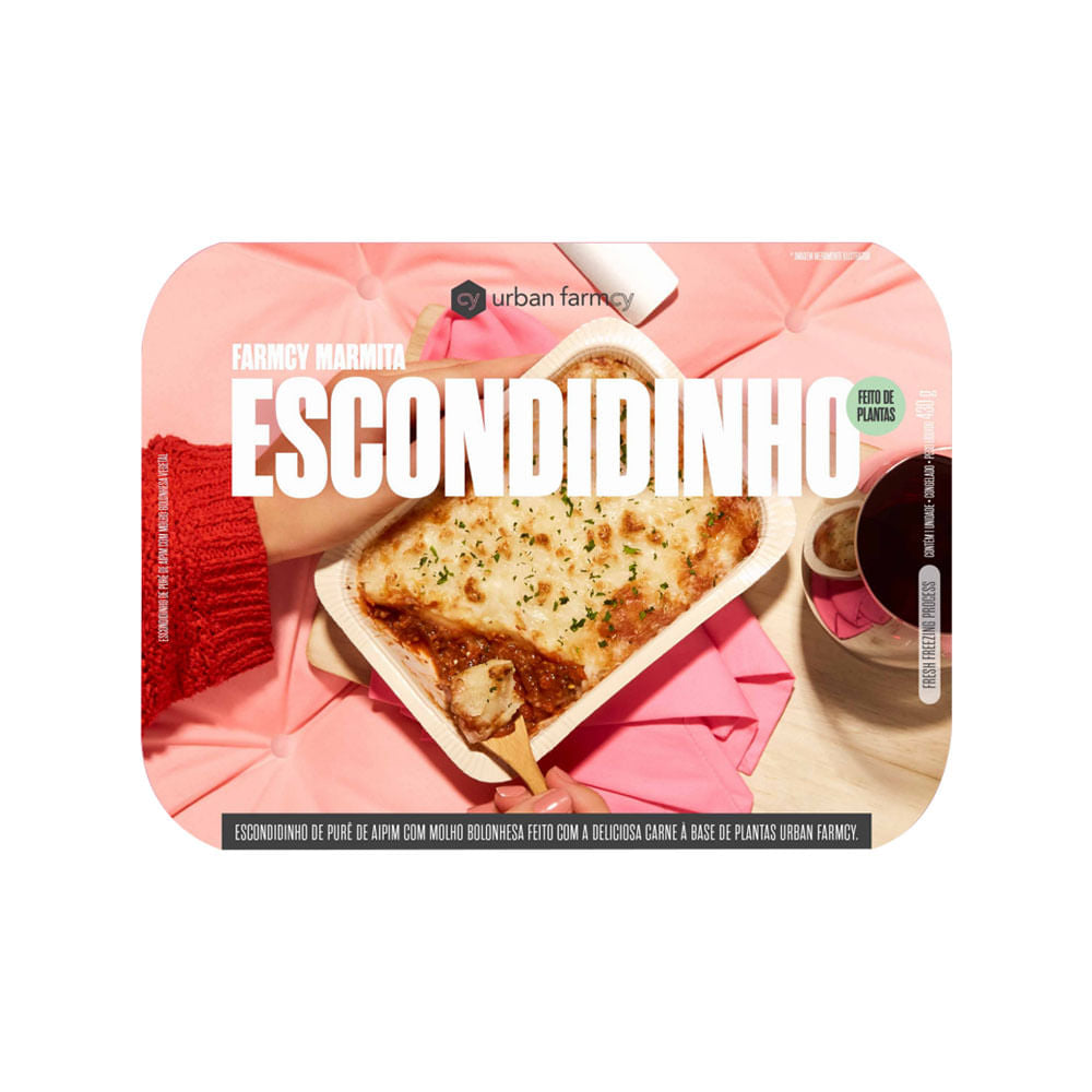 Escondidinho de Purê de Aipim com Molho à Bolonhesa à Base de Plantas 430g Urban Farmcy