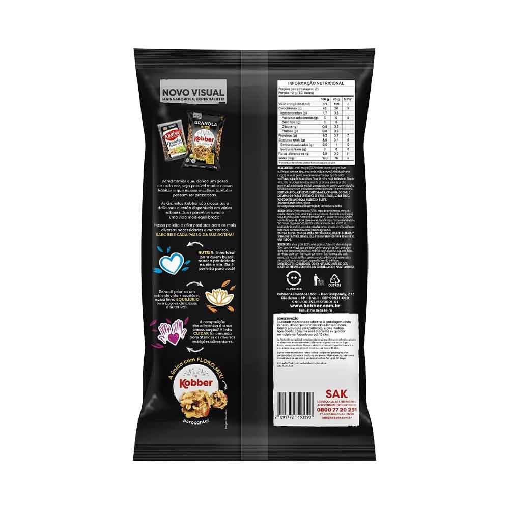 Granola Tradicional Zero Açúcar 800g Kobber