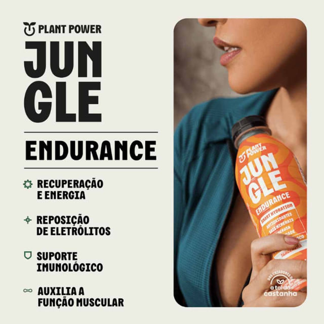 Isotônico Jungle Tangerina Endurance 500ml Plant Power