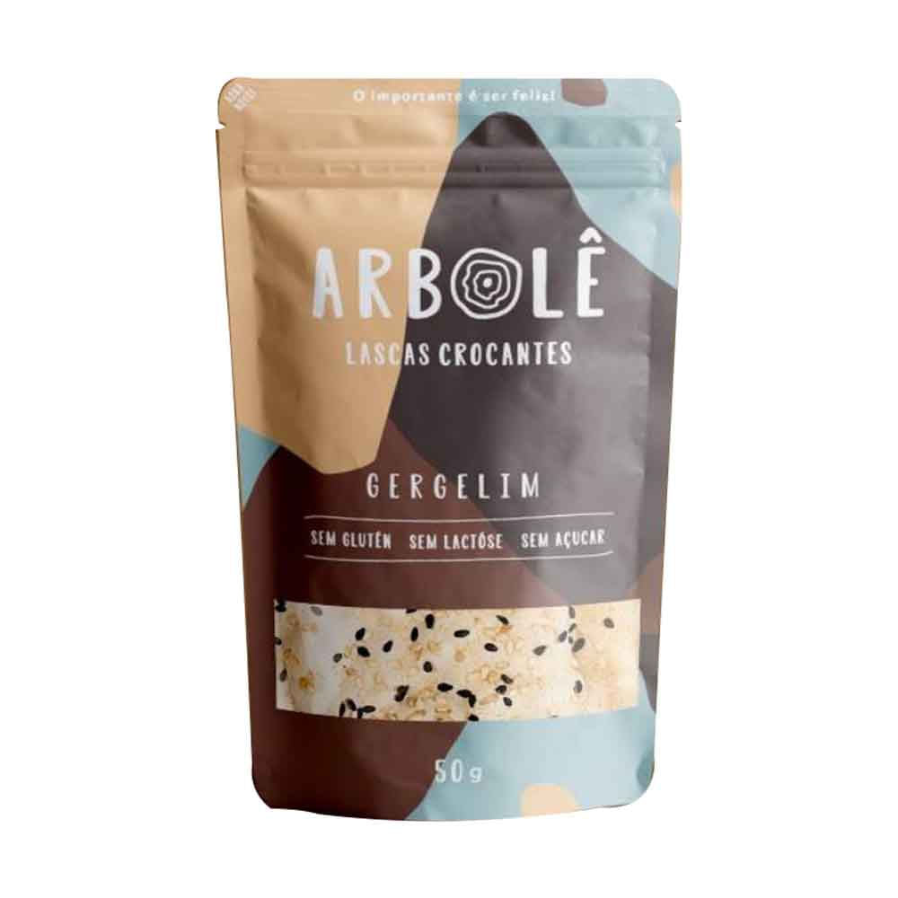 Lascas Crocantes Gergelim 50g Arbolê