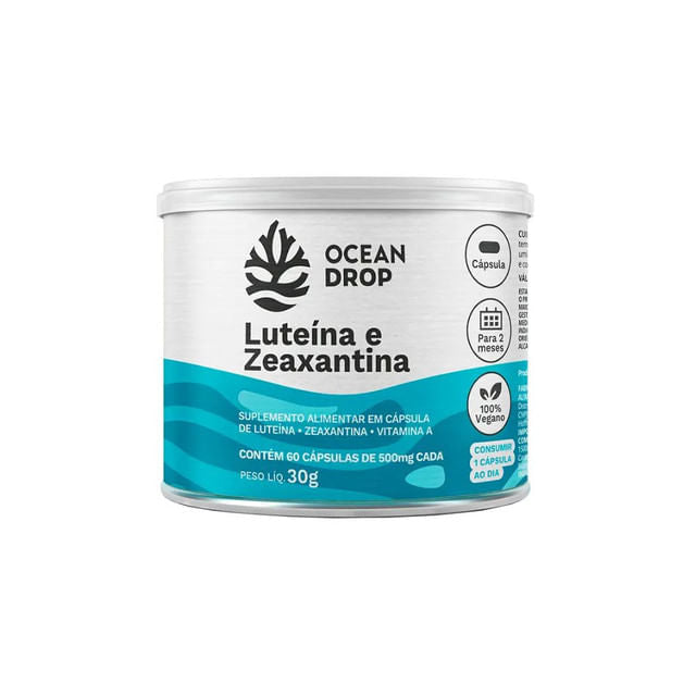 Luteína e Zeaxantina 60 Cápsulas Ocean Drop