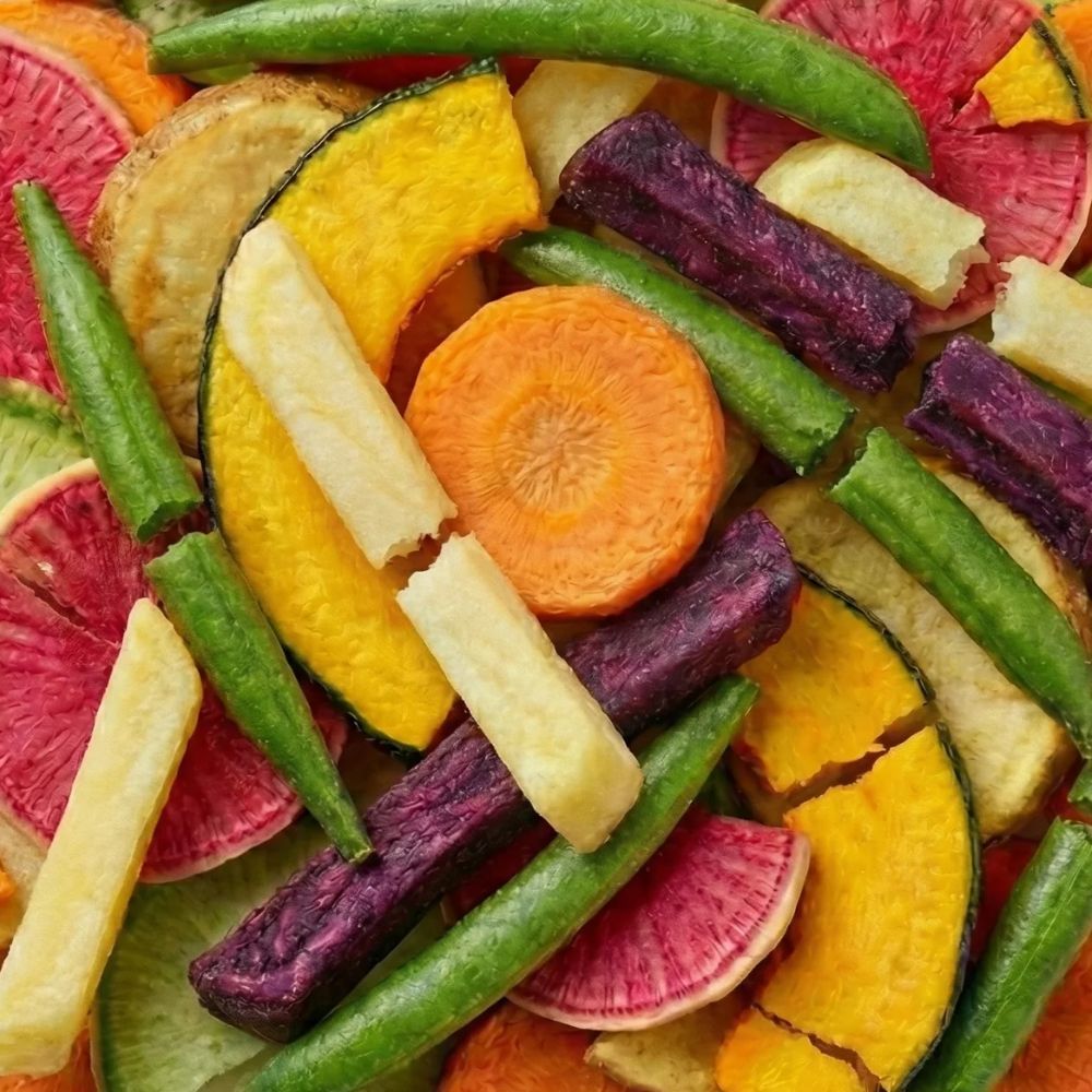 Mix de Vegetais Chips Liofilizado