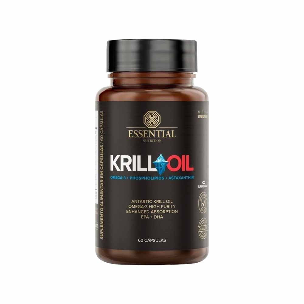 Óleo De Krill 60 Cápsulas Essential Nutrition