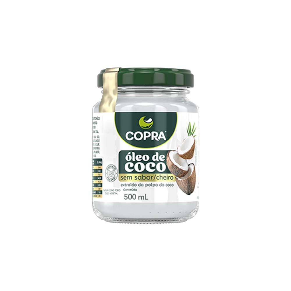 Óleo de Coco sem Sabor 500ml Copra
