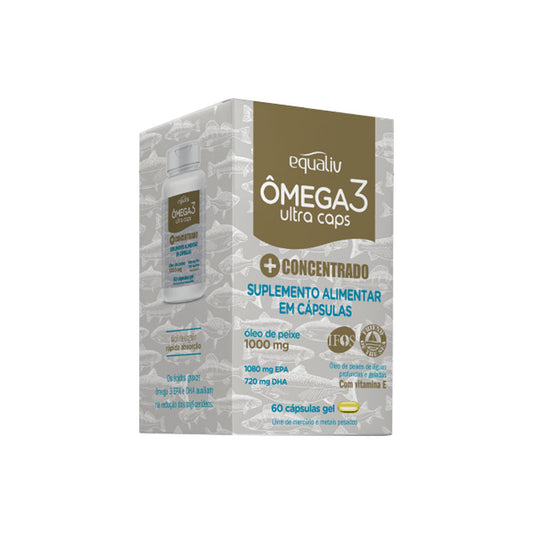 Ômega 3 Ultra Caps 60 Cápsulas Equaliv