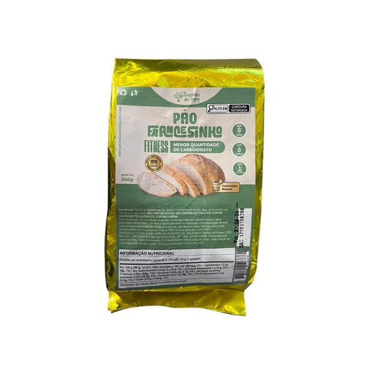 Pão Francesinho Low Carb 200g Cozinha do Bem