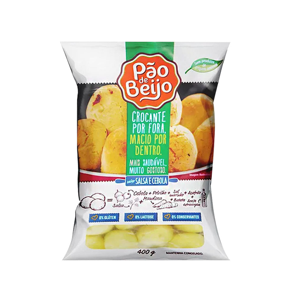 Pão de Beijo sabor Salsa e Cebola 400g Pão de Beijo