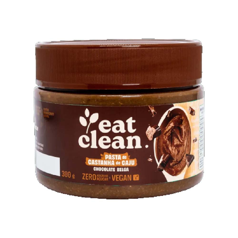 Pasta de Castanha de Caju com chocolate Belga 300g Eat Clean