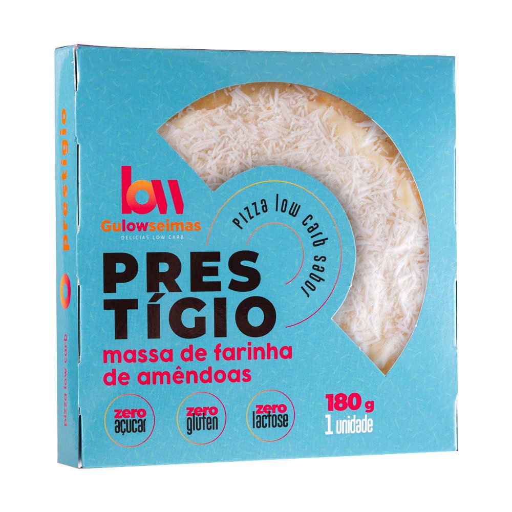 Pizza Low Carb Sabor Prestígio 180g Gulowseimas