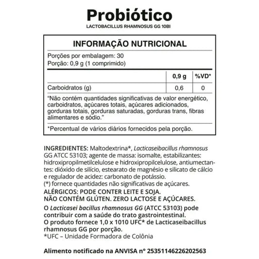 Probiótico 30 Comprimidos Ocean Drop