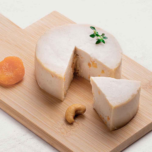 Queijo Vegano de Castanha de Caju Trufado com Damasco 120g Queijos da Terra