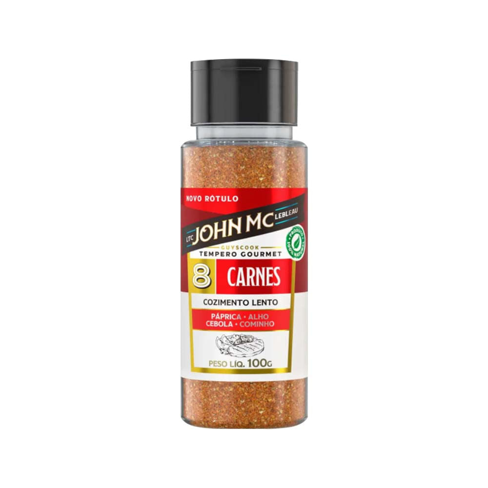 Tempero Gourmet para Carnes 100g John Mac
