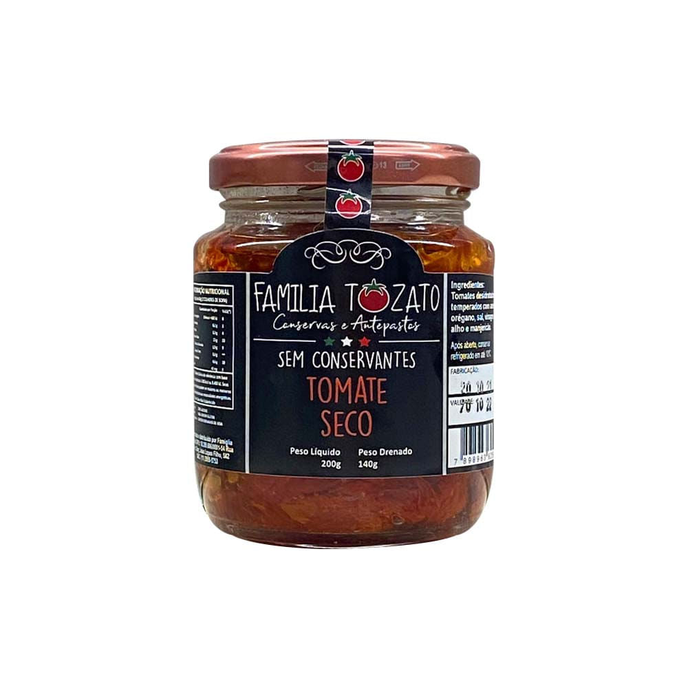 Tomate Seco 140g Familia Tozato