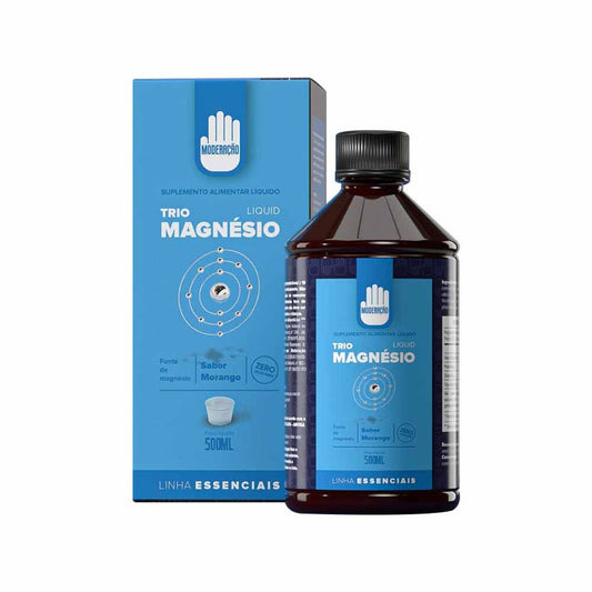 Trio Magnésio Líquido 500ml Moderação