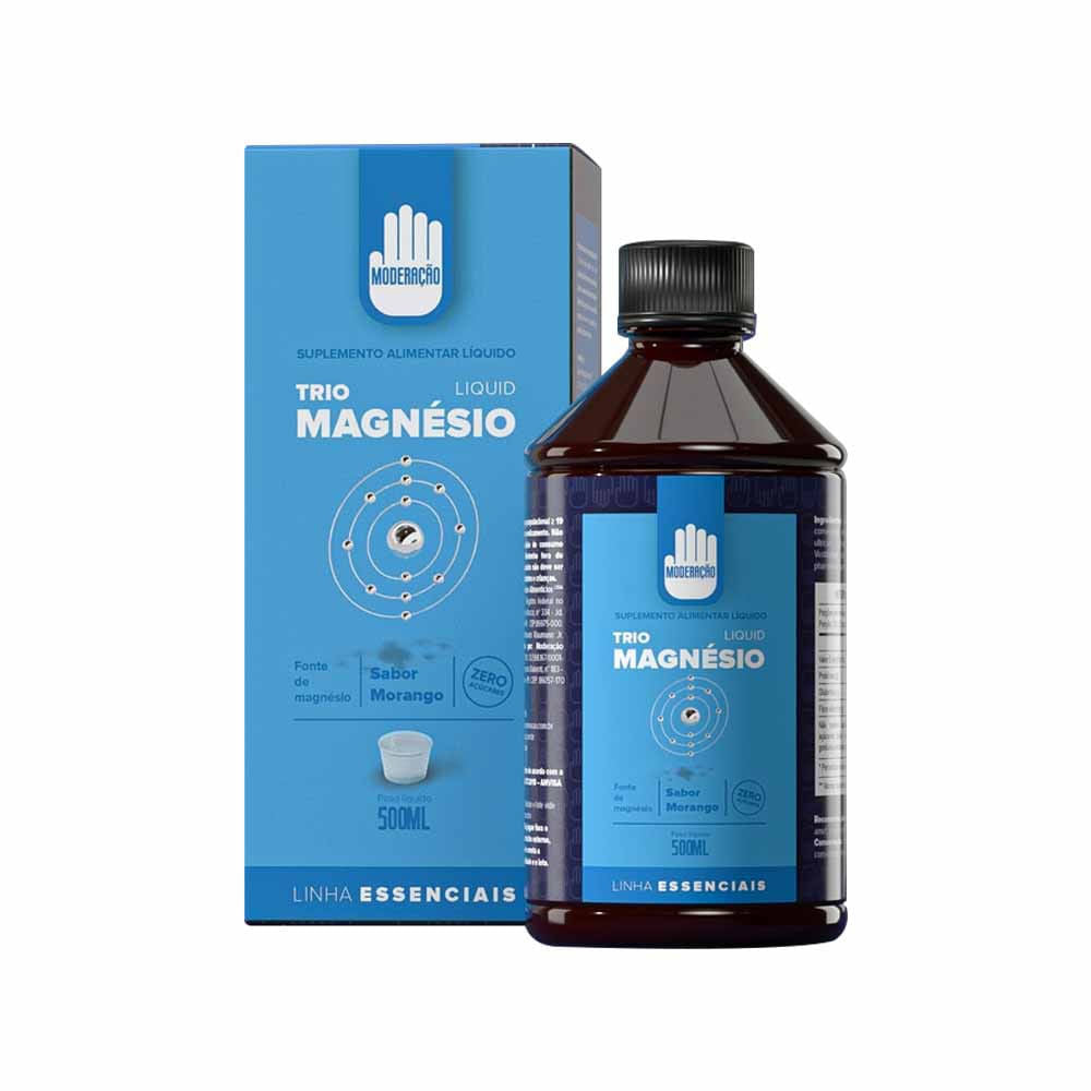 Trio Magnésio Líquido 500ml Moderação