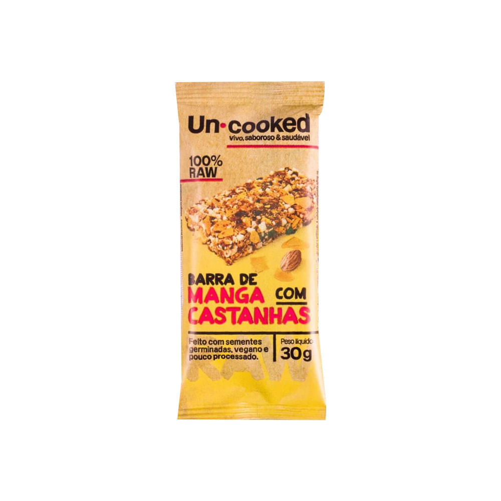 Barra de Manga com Castanhas 30g Uncooked
