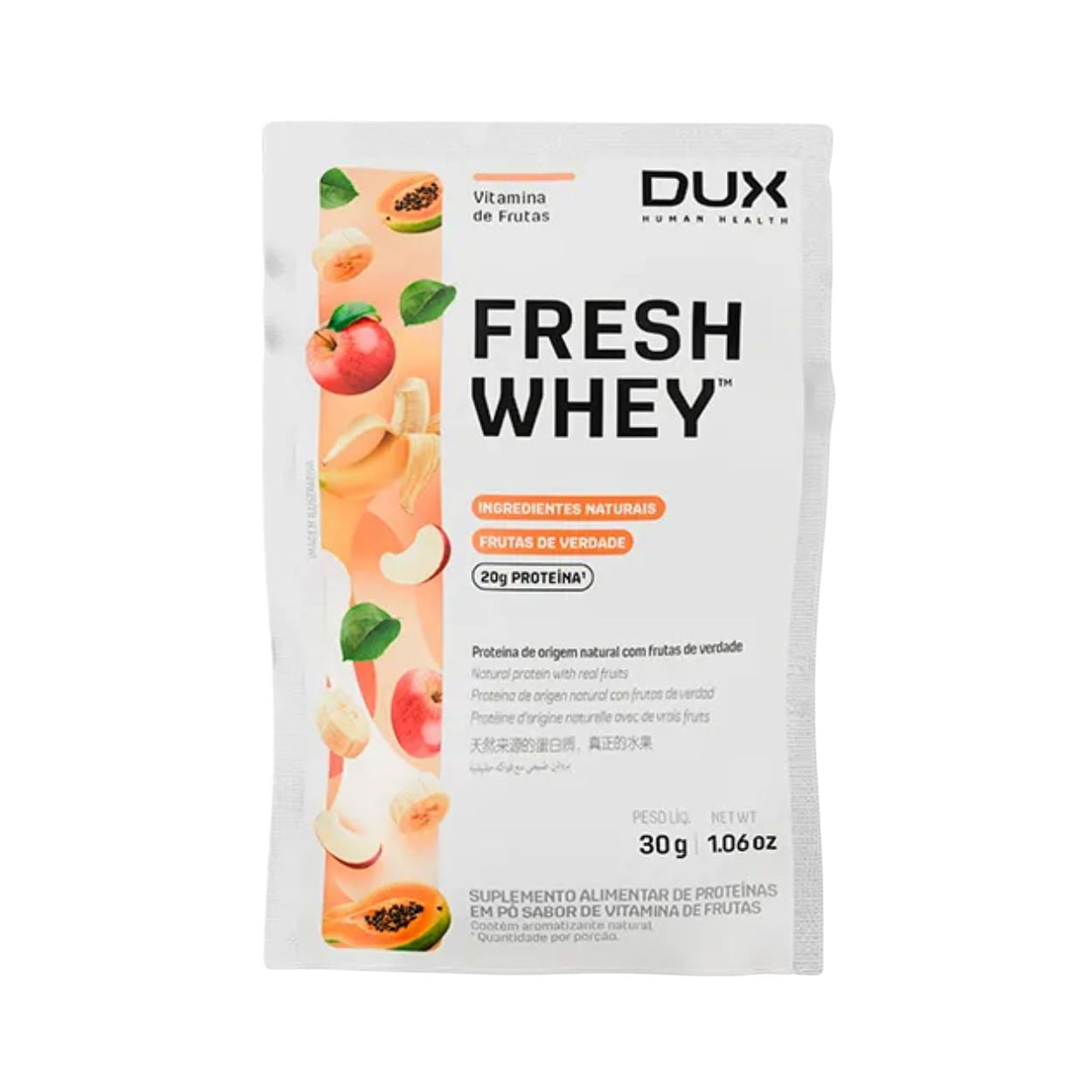 Whey Protein FreshWhey Vitamina de Frutas 30g DUX Human Health