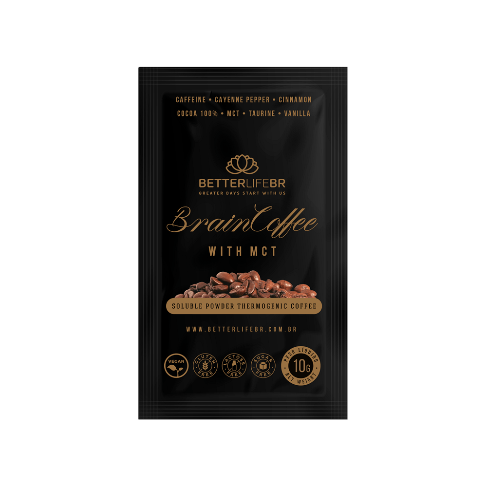 Brain Coffee With MCT Sachê 10g BetterLife