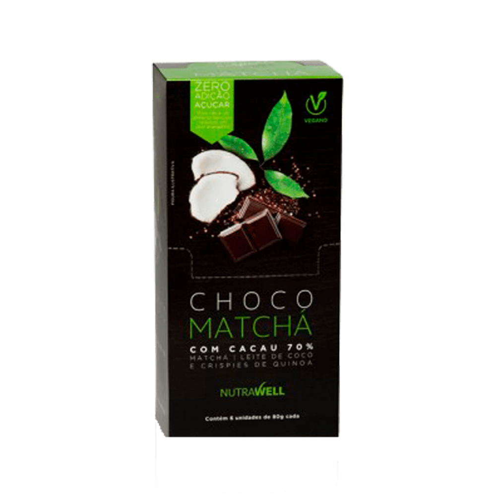 Choco Matchá Preto 80g Nutrawell