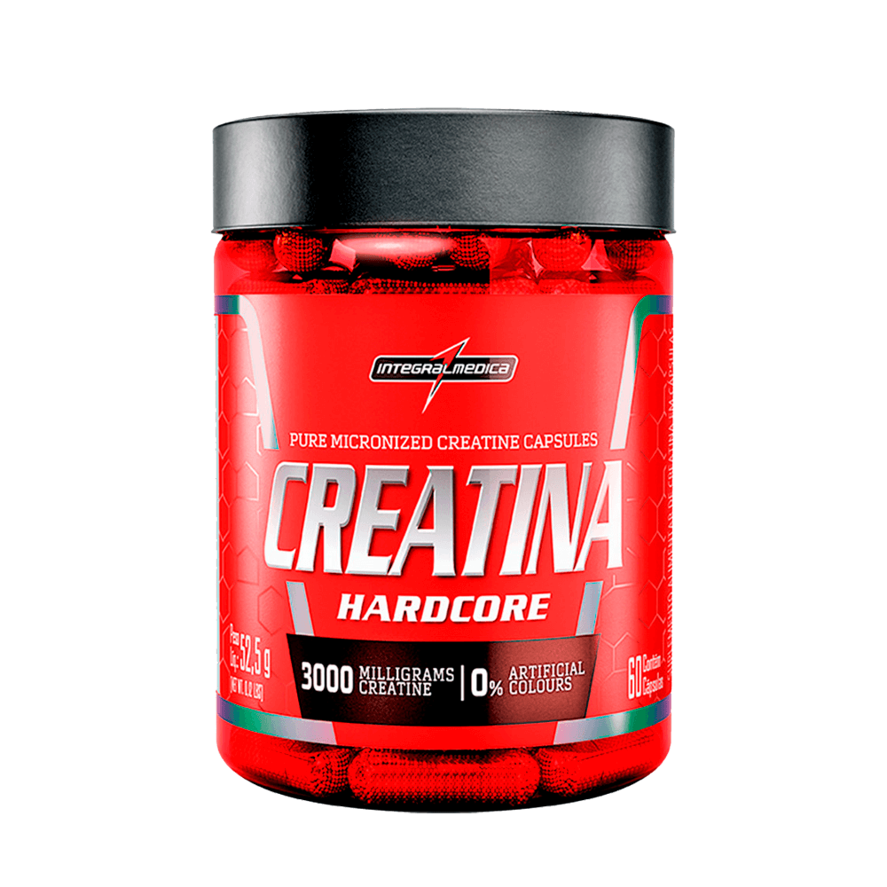 Creatina Hardcore 60 Cápsulas Integralmedica