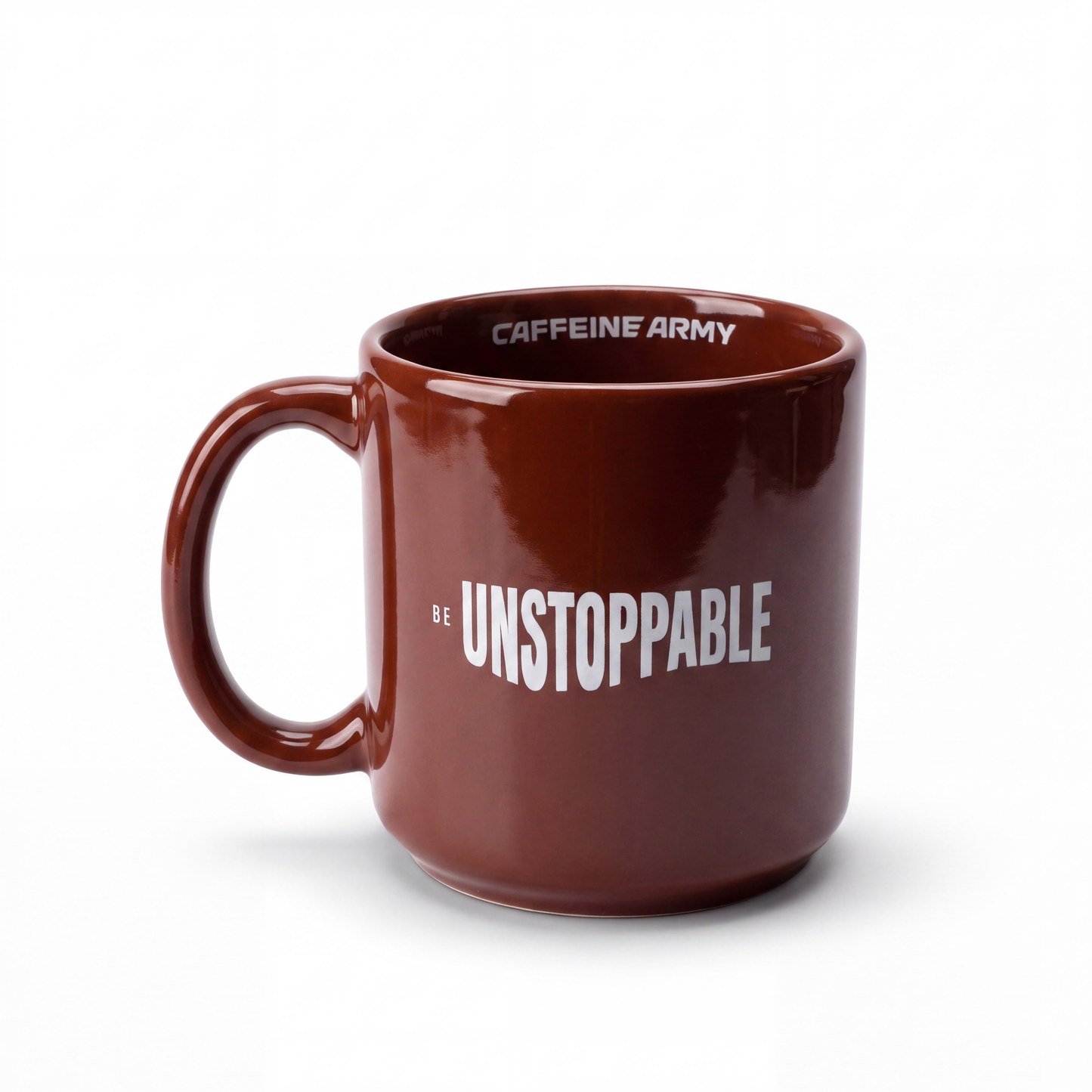 Caneca Caffeine Army Be Unstoppable