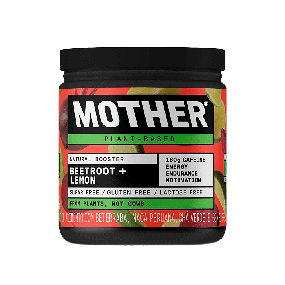 Pré Treino Natural Booster Limão 175g Mother