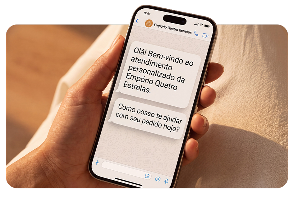 Atendimento pelo WhatsApp