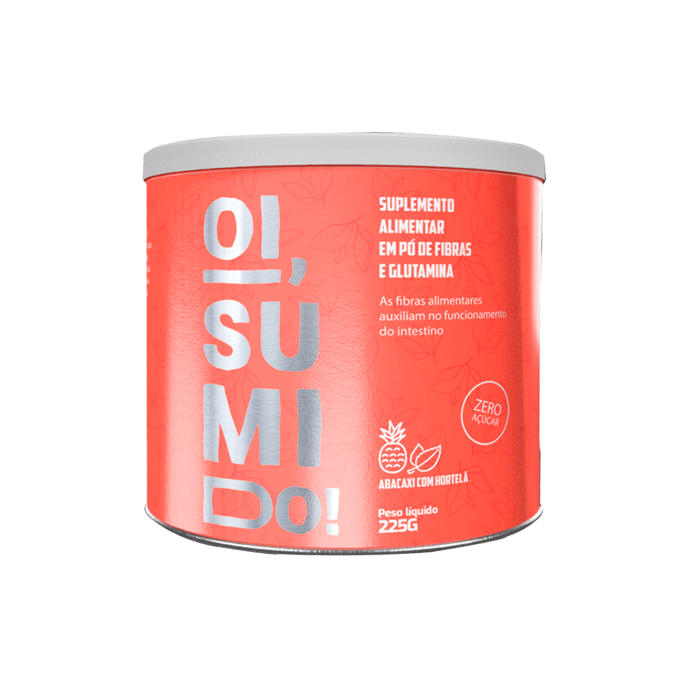 Fibras e Probióticos Sabor Abacaxi com Hortelã 225g Oi Sumido!