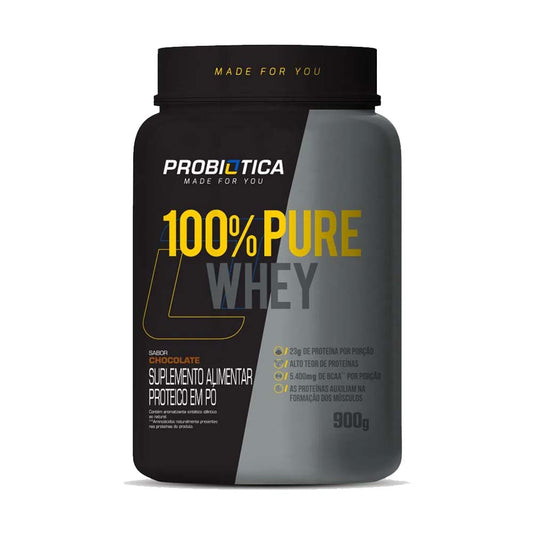 100% Pure Whey Chocolate 900g Probiótica