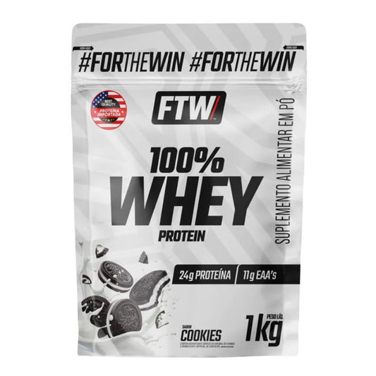 100% Whey Protein Concentrado Cookies 1Kg FTW