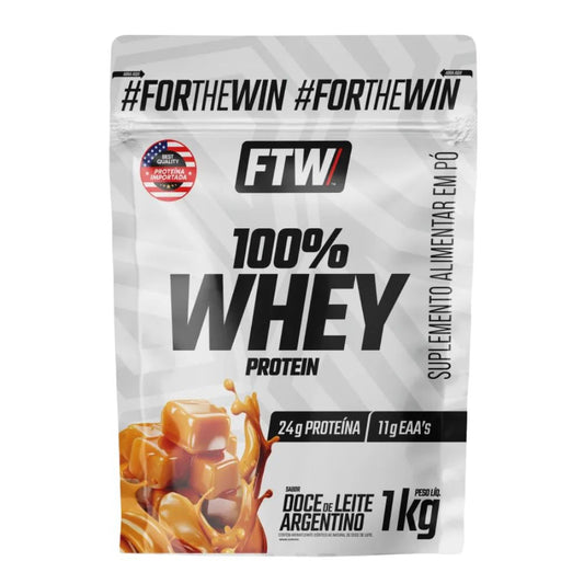 100% Whey Protein Concentrado Doce de Leite Argentino 1Kg FTW