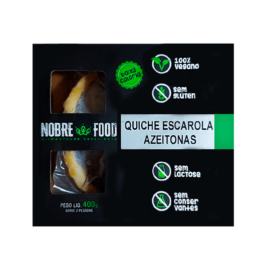Quiche Escarola Azeitonas 400g  Nobre Food