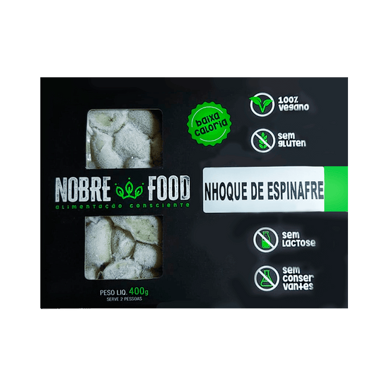 Nhoque de Espinafre 400g  Nobre Food