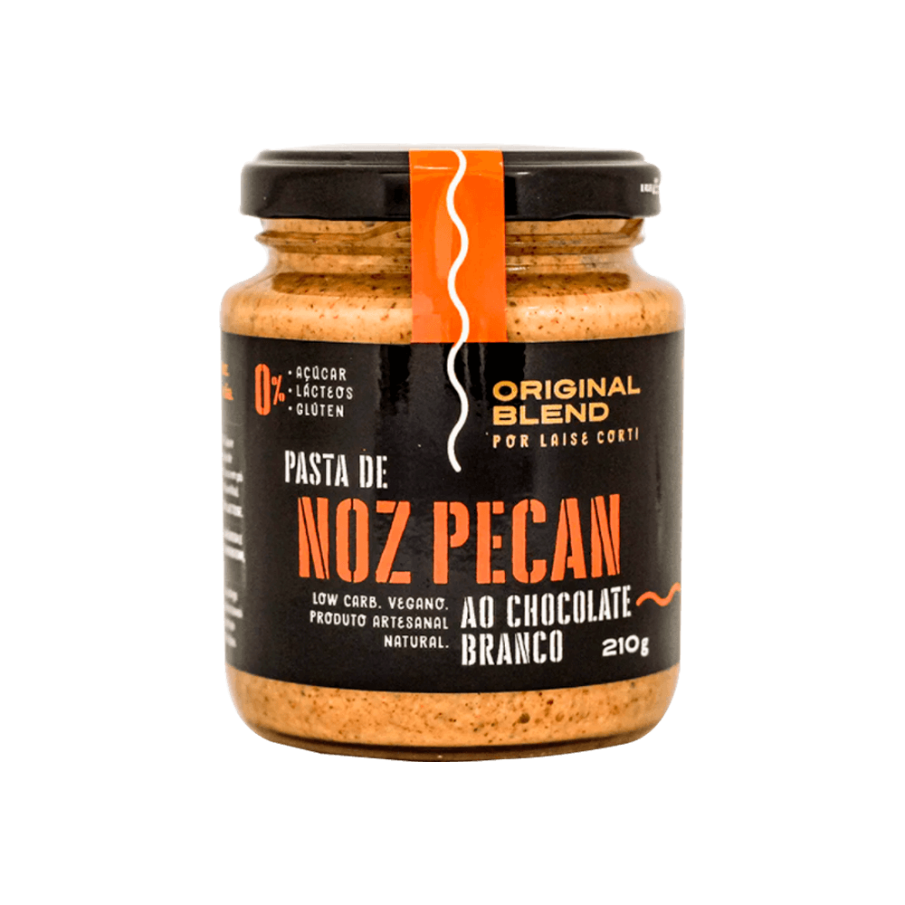 Pasta de Noz Pecan ao Chocolate Branco 210g Original Blend